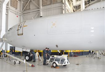 New Navy hangar
