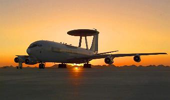 Sun sets on AWACS mission