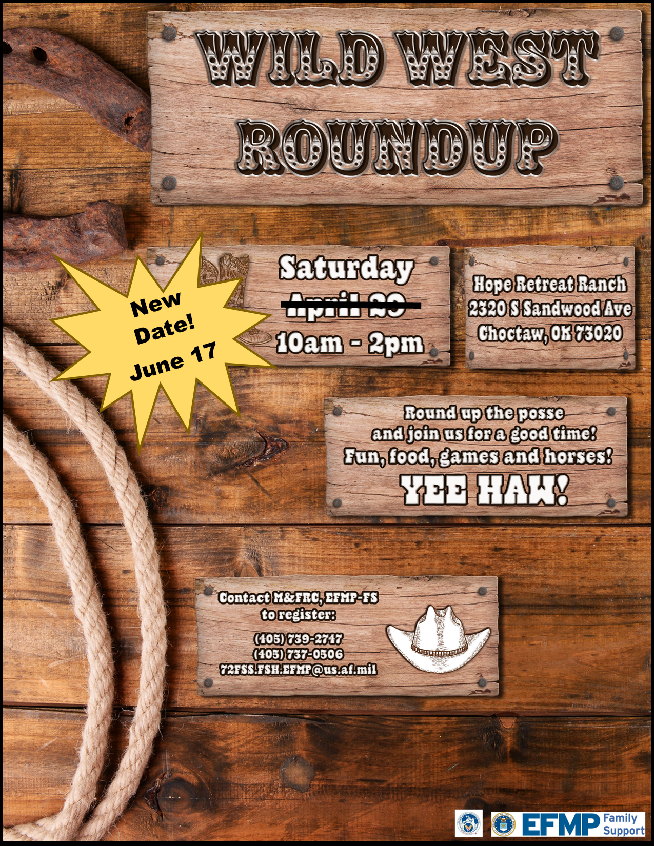 
 Wild West Roundup EFMP FS
