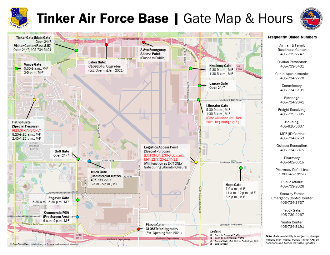 tinker afb billeting